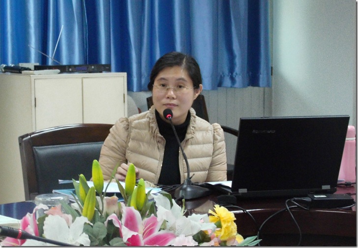 心理健康指导中心李敏主任作专题讲座